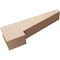 Ekena Millwork 6"W x 36"D x 12"H Thin Clemmons Rough Cedar Woodgrain TimberThane Corbel, Primed Tan CORUR06X36X12CLERCPR - alternate 3
